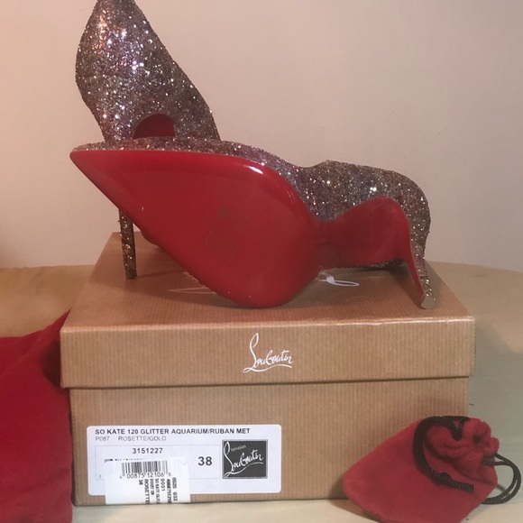 Christian Louboutin Shoes - Christian Louboutin So Kate 120 Glitter